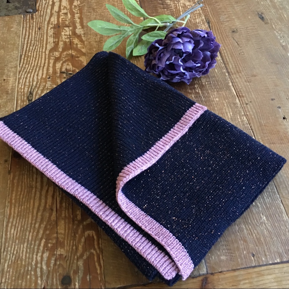 Rag & Bone Scarf Merino Wool Ribbed Knit - Picture 3 of 8